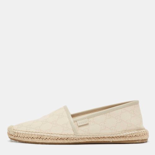 Canvas GG Espadrille Flats 40.5 - Gucci - Modalova