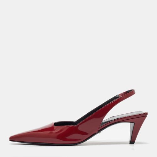 Patent Leather Slingback Pumps Size 38 - Gucci - Modalova