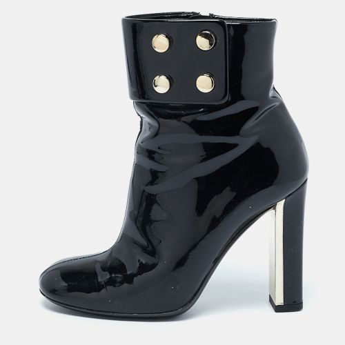 Gucci Black Patent Leather Ankle Length Boots Size 35.5 - Gucci - Modalova