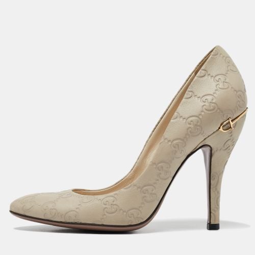 Gucci Cream Guccissima Leather Pumps Size 36.5 - Gucci - Modalova