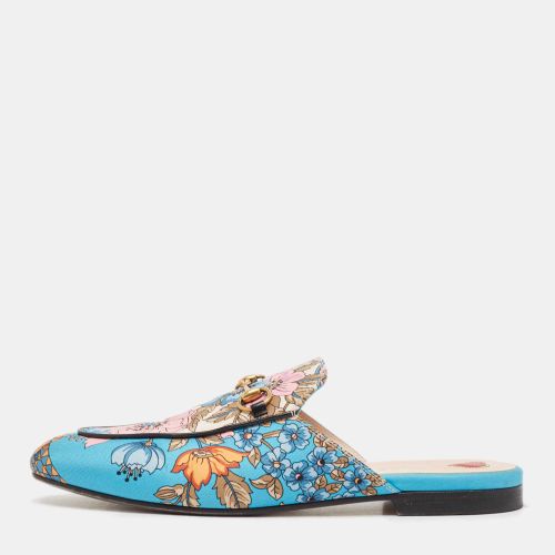 Gucci Multicolor Canvas Horsebit Princetown Mules Size 40 - Gucci - Modalova