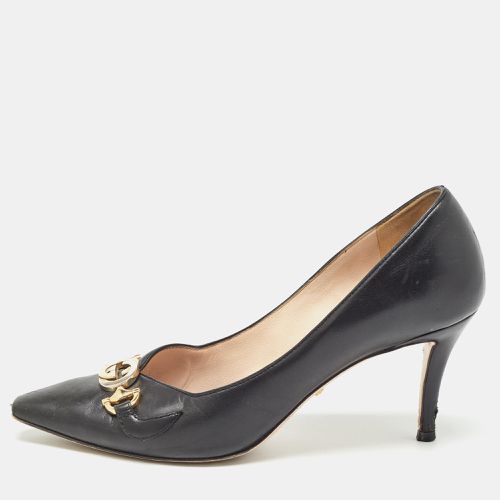 Gucci Black Leather GG Zumi Pumps Size 37 - Gucci - Modalova