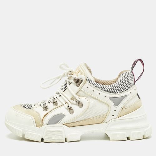 Gucci White Mesh and Leather Flashtrek Sneakers Size 41 - Gucci - Modalova