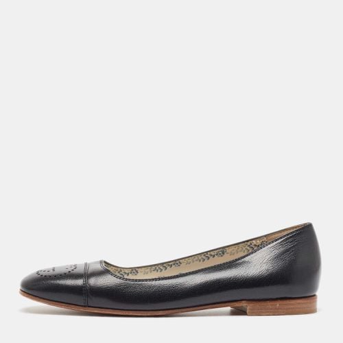 Perforated GG Leather Ballet Flats Size 38 - Gucci - Modalova