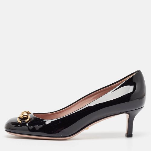 Gucci Black Patent Leather Jolene Horsebit Pumps Size 35.5 - Gucci - Modalova