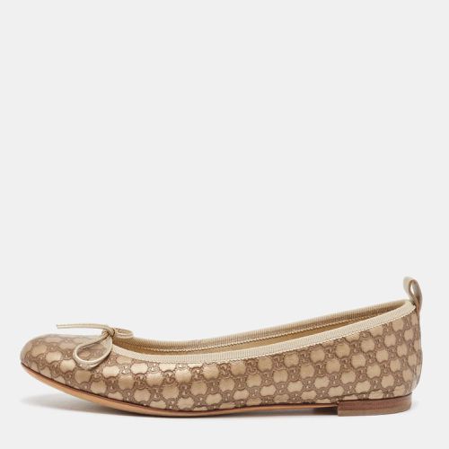 Gucci Gold Leather GG Ballet Flats Size 37 - Gucci - Modalova