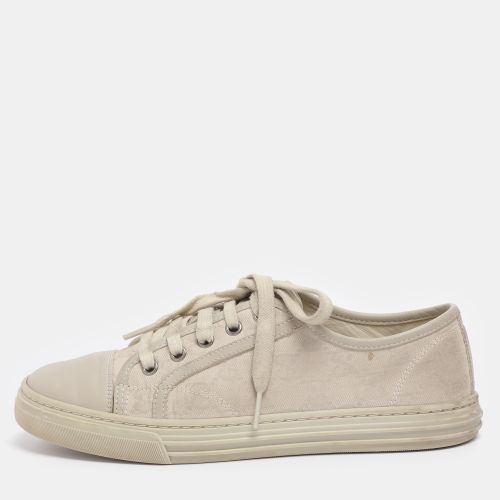 Gucci Off White GG Canvas Low Top Sneakers Size 37 - Gucci - Modalova