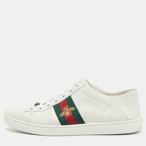 Gucci White Leather Ace Foldable Sneakers Size 39 - Gucci - Modalova