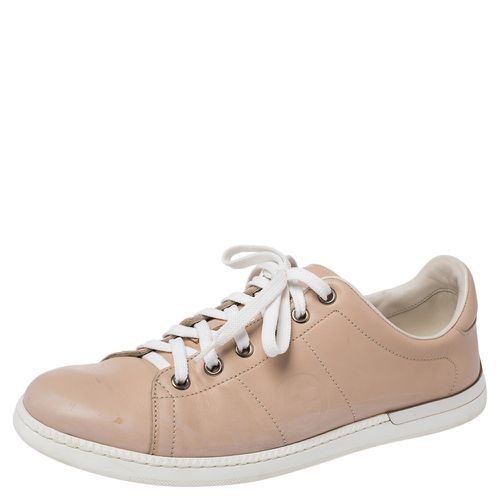 Gucci Beige Low Top Lace Sneakers Size 37.5 - Gucci - Modalova