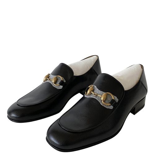 Gucci Black Leather Brixton Loafers Size EU 37 - Gucci - Modalova