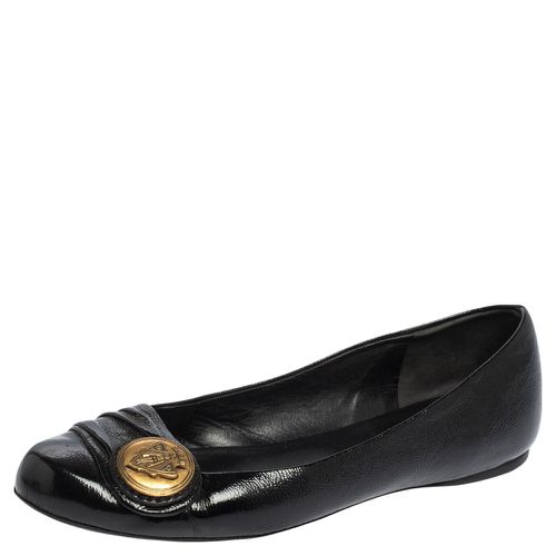 Gucci Black Patent Leather Hysteria Ballet Flats Size 36 - Gucci - Modalova