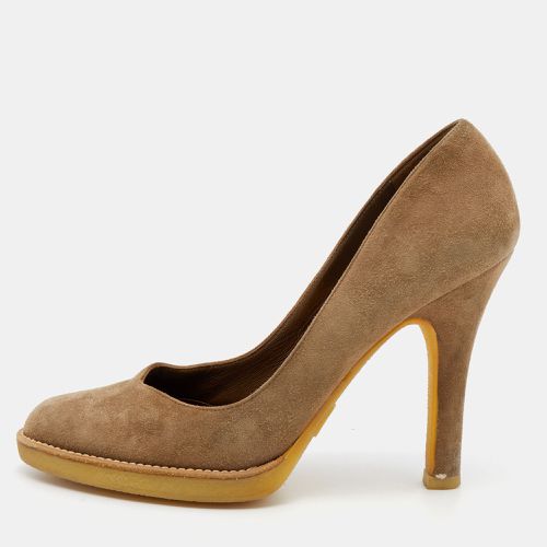 Gucci Tortilla Brown Suede Pumps Size 36.5 - Gucci - Modalova