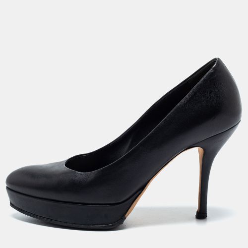 Leather Platform Pumps Size 37 - Gucci - Modalova