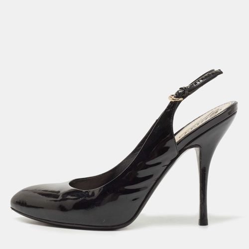 Patent Leather Slingback Pumps Size 38.5 - Gucci - Modalova