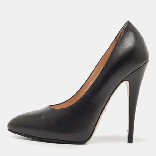 Gucci Black Leather Pointed Toe Pumps Size 36.5 - Gucci - Modalova