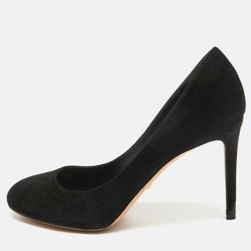 Gucci Black Suede Round Toe Pumps Size 38.5 - Gucci - Modalova