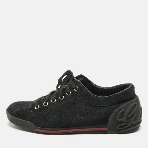 Gucci Black Suede Lace Up Sneakers Size 38 - Gucci - Modalova