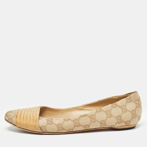 Gucci Beige GG Canvas Ballet Flats Size 38.5 - Gucci - Modalova