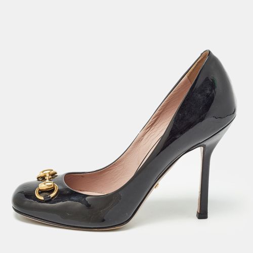 Gucci Black Patent Leather Horsebit Pumps Size 36 - Gucci - Modalova