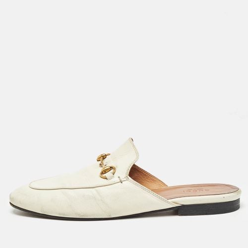 Gucci Cream Leather Princetown Mules Size 40 - Gucci - Modalova