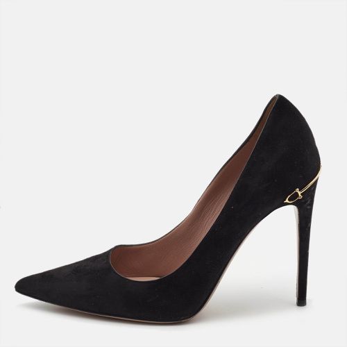 Suede Pointed Toe Pumps Size 37.5 - Gucci - Modalova