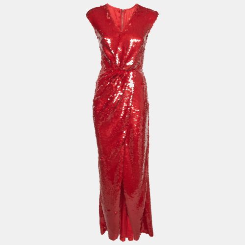 Sequinned Draped Evening Gown S - Dolce & Gabbana - Modalova
