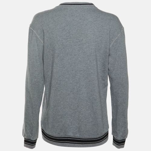 D&G Queen Cotton Applique Details Sweatshirt S - Dolce & Gabbana - Modalova