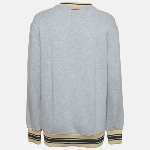 Cotton Knit Hydrangea Patched Sweatshirt M - Dolce & Gabbana - Modalova