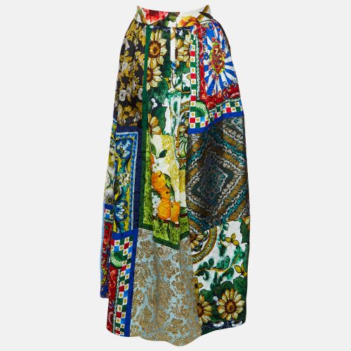 Sicily Jacquard Patchwork Maxi Skirt M - Dolce & Gabbana - Modalova