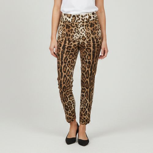 Leopard Print Jacquard Regular Fit Pants M - Dolce & Gabbana - Modalova