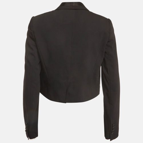 Wool Blend Cropped Jacket M - Dolce & Gabbana - Modalova