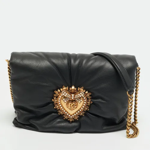 Soft Devotion Leather Shoulder Bag - Dolce & Gabbana - Modalova