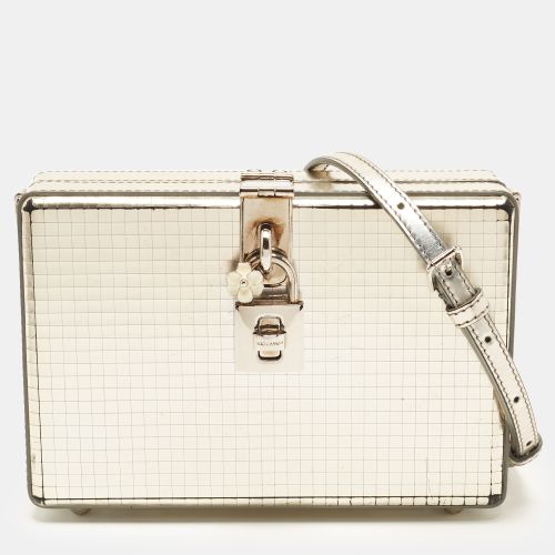 Textured Leather Box Clutch - Dolce & Gabbana - Modalova