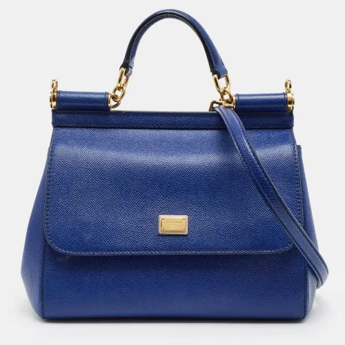 Miss Sicily Medium Leather Top Handle Bag - Dolce & Gabbana - Modalova