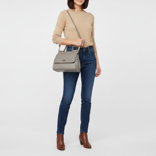 Miss Sicily Medium Leather Top Handle Bag - Dolce & Gabbana - Modalova