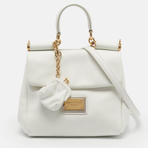Miss Sicily Soft Small Leather Top Handle Bag - Dolce & Gabbana - Modalova