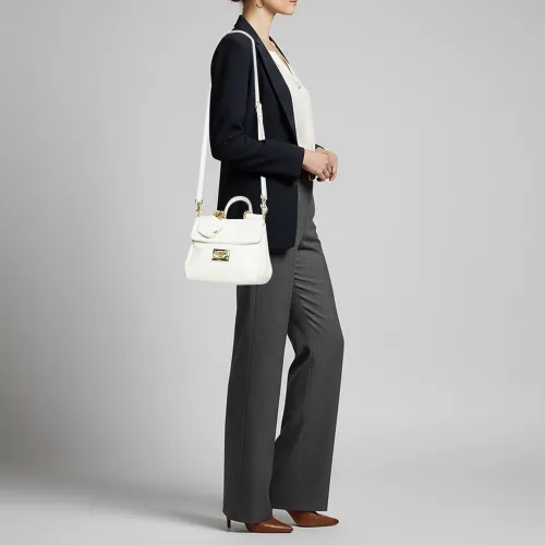 Miss Sicily Soft Small Leather Top Handle Bag - Dolce & Gabbana - Modalova