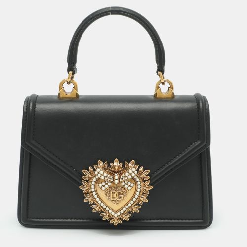 Devotion Small Leather Top Handle Bag - Dolce & Gabbana - Modalova