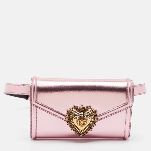 Devotion Metallic Leather Belt Bag - Dolce & Gabbana - Modalova