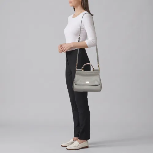 Miss Sicily Medium Leather Top Handle Bag - Dolce & Gabbana - Modalova