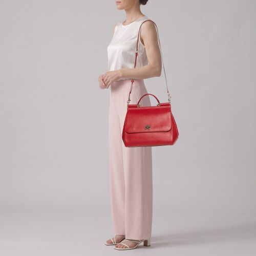 Sicily Leather Top Handle Bag - Dolce & Gabbana - Modalova
