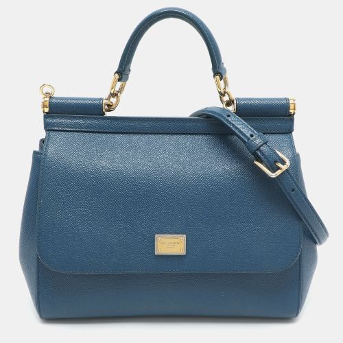 Miss Sicily Medium Leather Top Handle Bag - Dolce & Gabbana - Modalova
