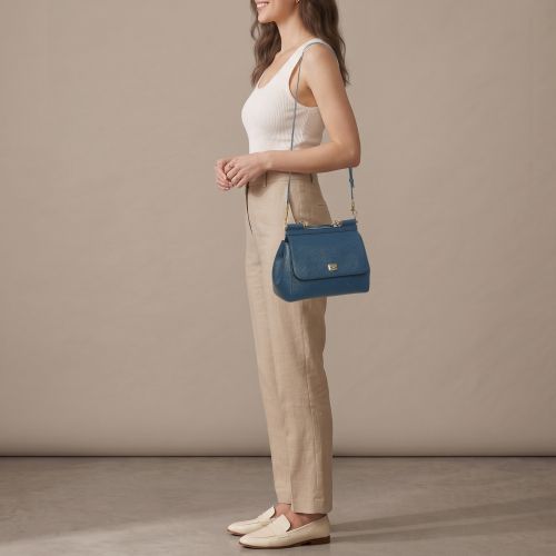 Miss Sicily Medium Leather Top Handle Bag - Dolce & Gabbana - Modalova