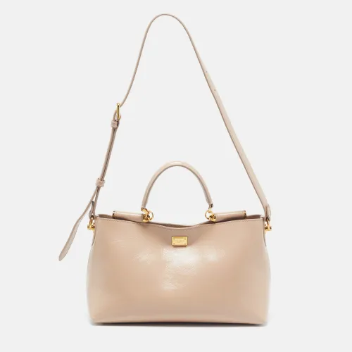 Vittoria Medium Leather Top Handle Bag - Dolce & Gabbana - Modalova