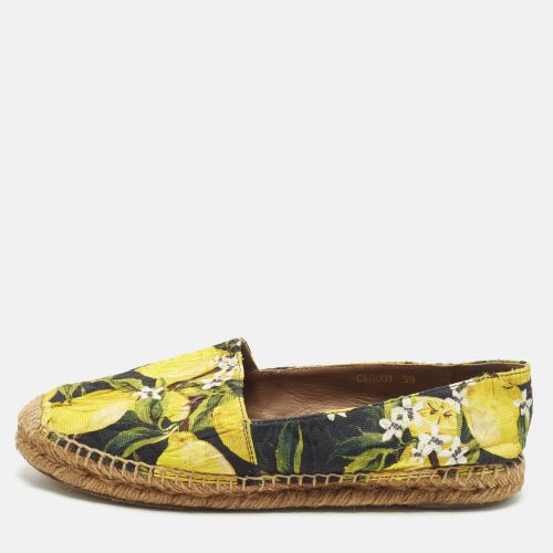 Size 39 Brocade Fabric Espadrille Flats - Dolce & Gabbana - Modalova