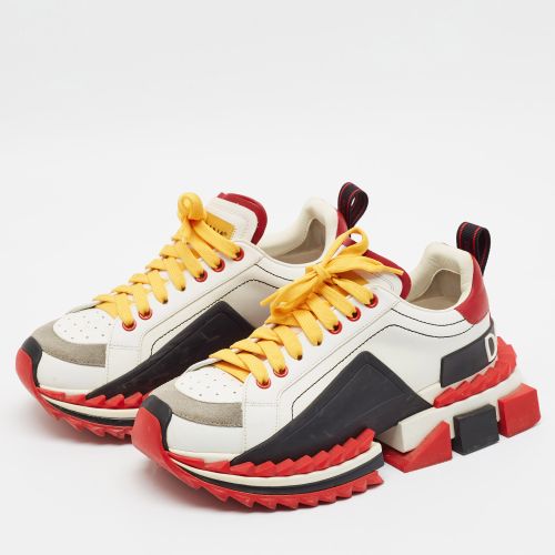Super King Size 39 Suede Lace Up Sneakers - Dolce & Gabbana - Modalova