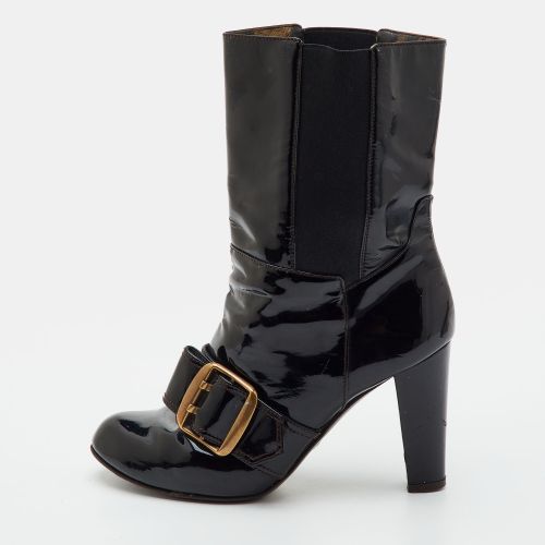 Size 38 Patent Leather Mid Calf Boots - Dolce & Gabbana - Modalova