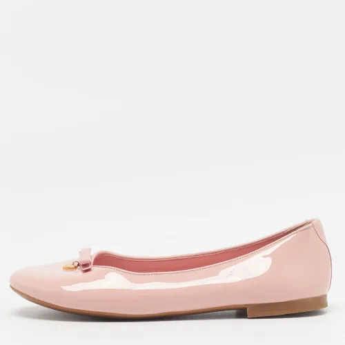 Size 38 Patent Leather Bow Ballet Flats - Dolce & Gabbana - Modalova