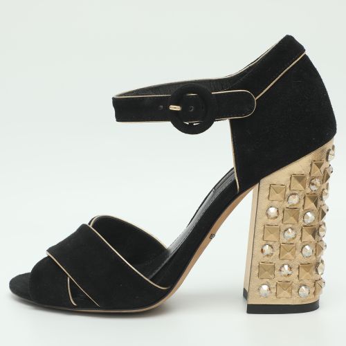 Size 36 Suede Ankle Strap Sandals - Dolce & Gabbana - Modalova