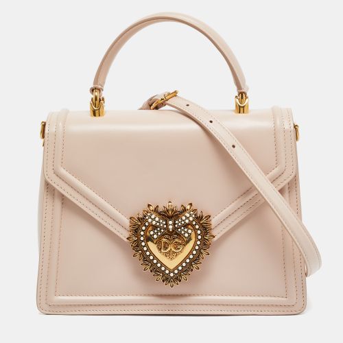Devotion Leather Top Handle Bag - Dolce & Gabbana - Modalova